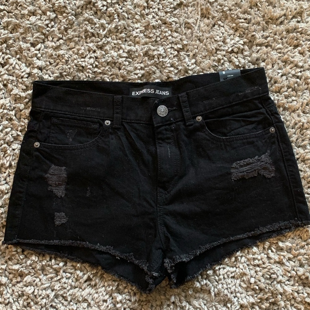 Express jean shorts
